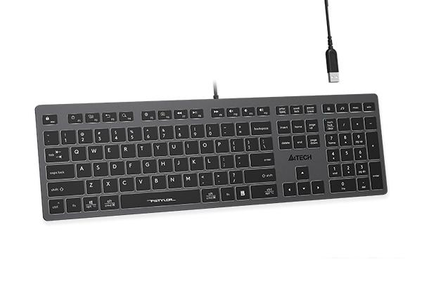 Клавиатура A4Tech Fstyler FX60 (белая подсветка)- фото3