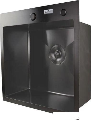 Кухонная мойка MARRBAXX B5050-R (черный/графит)- фото4