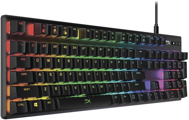 Клавиатура HyperX Alloy Origins (HyperX Red, нет кириллицы)- фото3