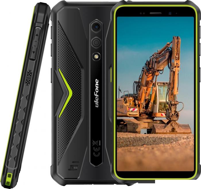Смартфон Ulefone Armor X12 3GB/32GB (черный/зеленый)- фото2