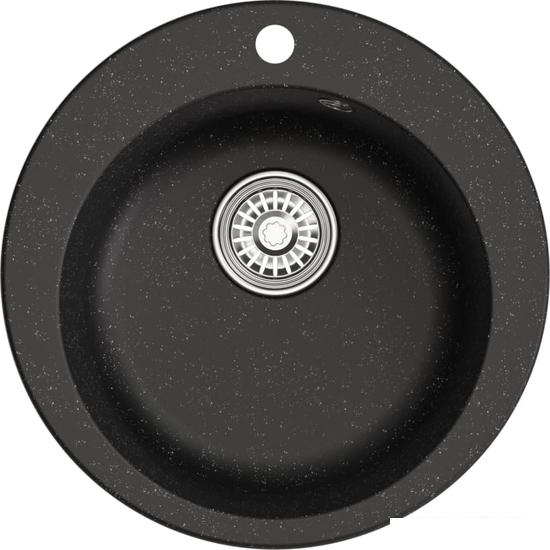 Кухонная мойка Mixline ML-GM13 551890 (черный)- фото