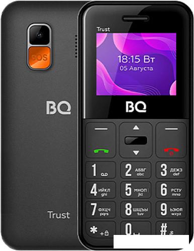 Кнопочный телефон BQ BQ-1866 Trust (черный)- фото