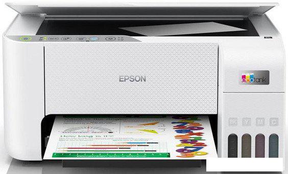 МФУ Epson EcoTank L3251 белый (ресурс стартовых контейнеров 7500/4500, контейнер 004)