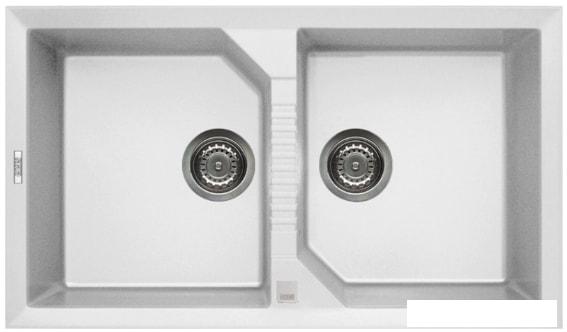 Кухонная мойка Elleci Tekno 450 Bianco Titano G68- фото