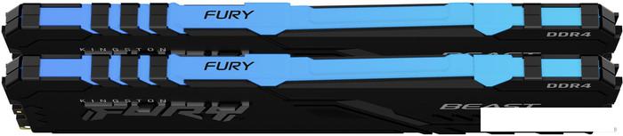 Оперативная память Kingston FURY Beast RGB 2x8ГБ DDR4 2666 МГц KF426C16BB2AK2/16- фото4