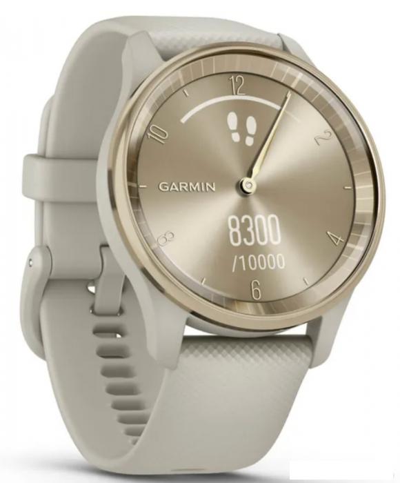 Гибридные умные часы Garmin Vivomove Trend (французский серый)- фото3