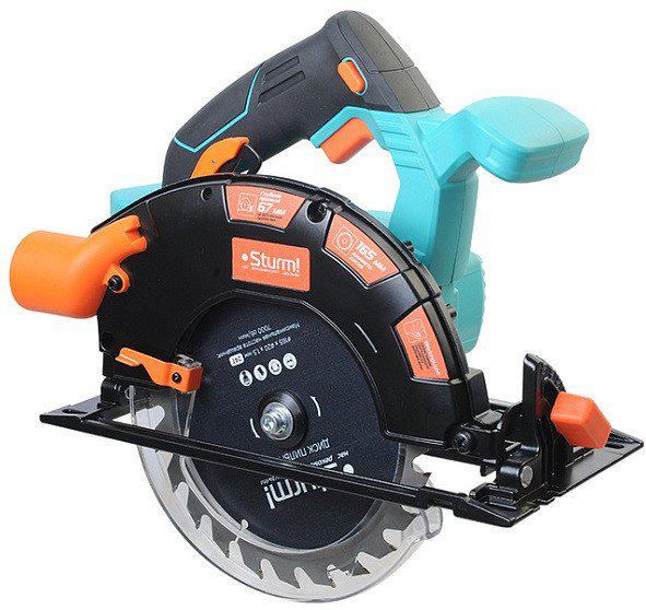 Дисковая (циркулярная) пила Sturm CCS1867BL (без АКБ)