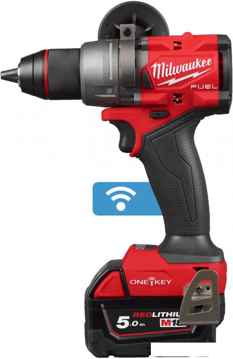 Ударная дрель-шуруповерт Milwaukee M18 ONEPD3-502X 4933492801 (с 2-мя АКБ, кейс)- фото