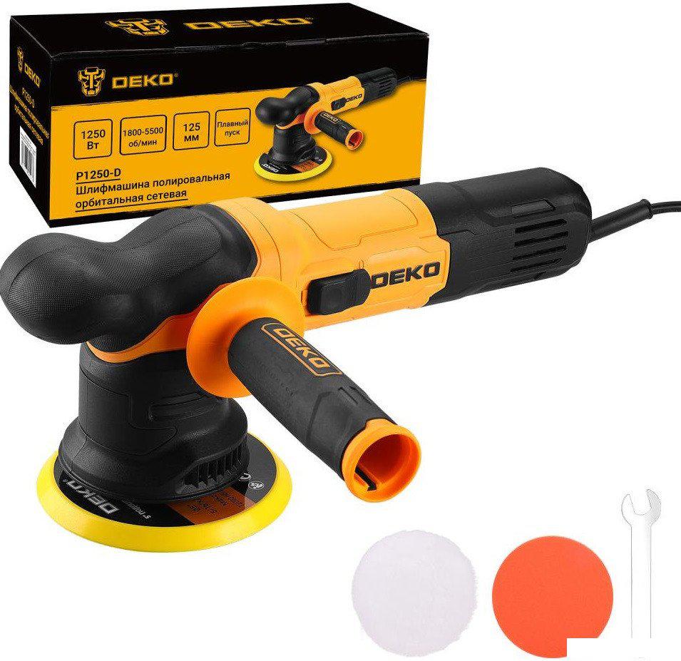 Эксцентриковая шлифмашина Deko P1250-D 083-1046- фото
