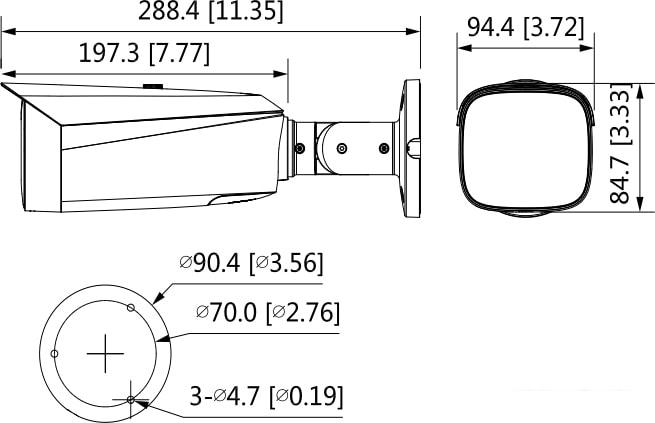IP-камера Dahua DH-IPC-HFW3449T1P-AS-PV-0280B- фото2
