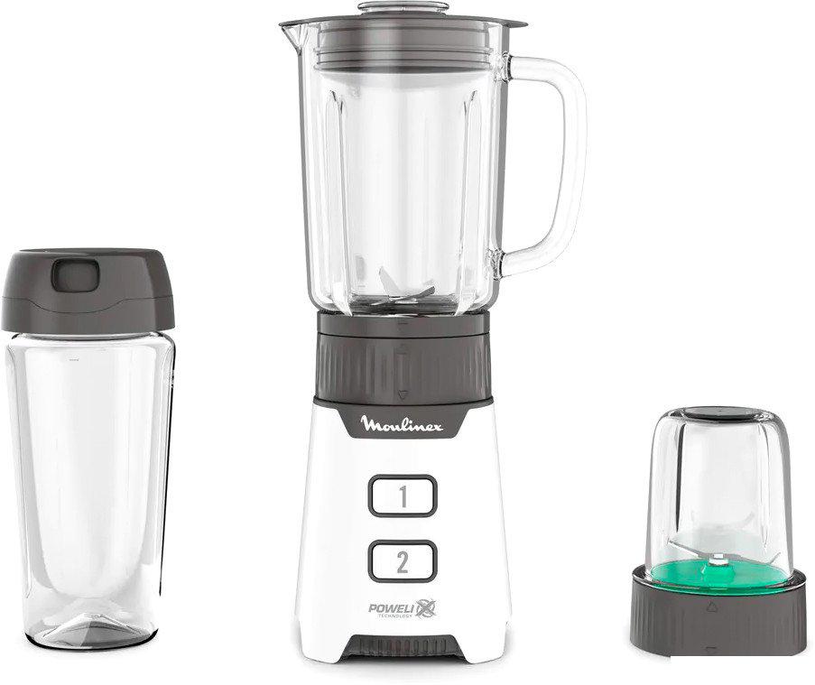 Стационарный блендер Moulinex LM16L110 (белый)- фото