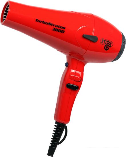 Фен ETI Turbo Stratos 3800 (красный)- фото