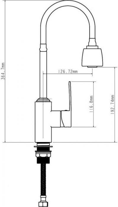 Смеситель Econoce EC0275BL- фото2