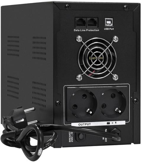 Источник бесперебойного питания ExeGate SpecialPro UNB-2200.LED.AVR.2SH.RJ.USB EX292613RUS- фото2