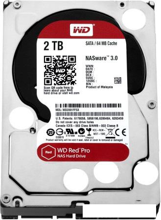 Жесткий диск WD Red Pro 2TB [WD2002FFSX]- фото