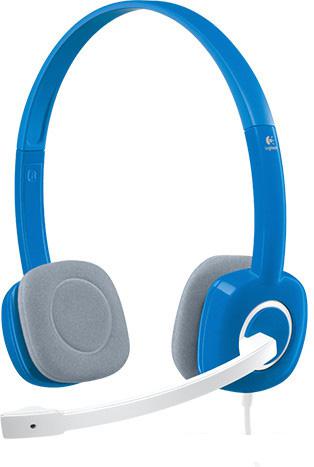 Наушники с микрофоном Logitech H150 (синий) [981-000368]- фото