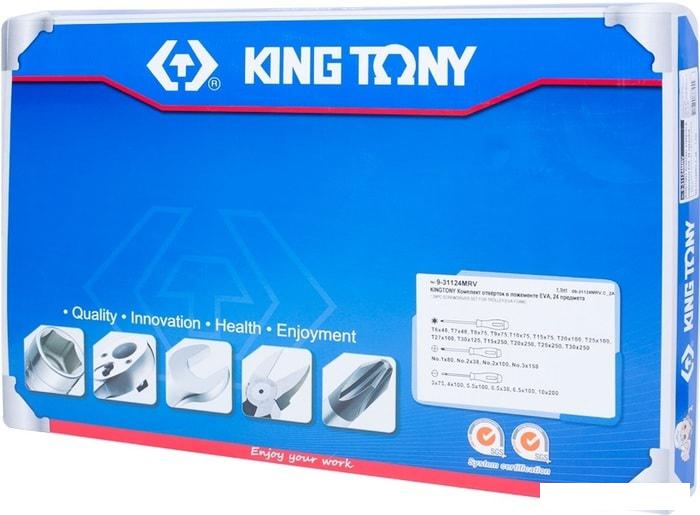 Набор отверток King Tony 9-31124MRV (24 предмета)- фото3