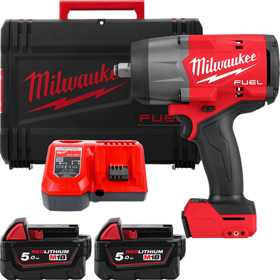 Гайковерт Milwaukee M18 FUEL M18FHIW2F12-502X 4933492783 (с 2-мя АКБ, кейс)- фото