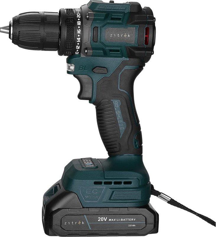 Дрель-шуруповерт Zitrek Greenpower 20 PRO 085-1314 (с 2-мя АКБ, кейс)- фото3