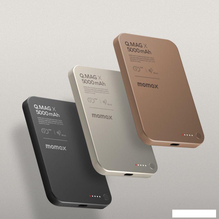 Внешний аккумулятор Momax Q.Mag X Magnetic IP116A 5000mAh (черный)- фото4