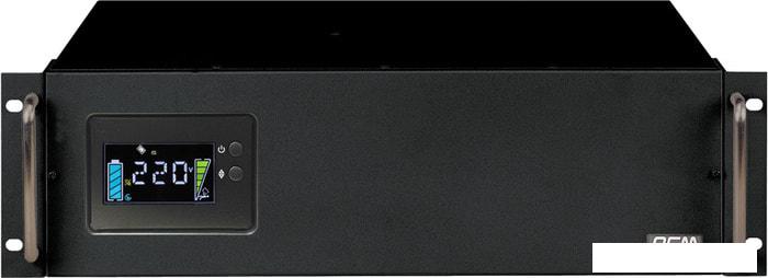 Источник бесперебойного питания Powercom King Pro RM KIN-2200AP LCD RM- фото