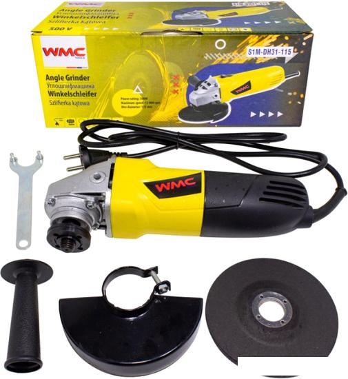 Угловая шлифмашина WMC Tools WMC-S1M-DH31-115- фото