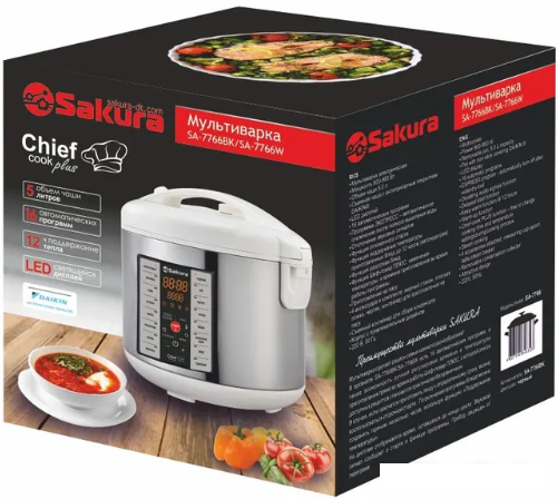 Мультиварка Sakura SA-7766W- фото2