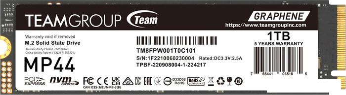 SSD Team MP44 1TB TM8FPW001T0C101- фото