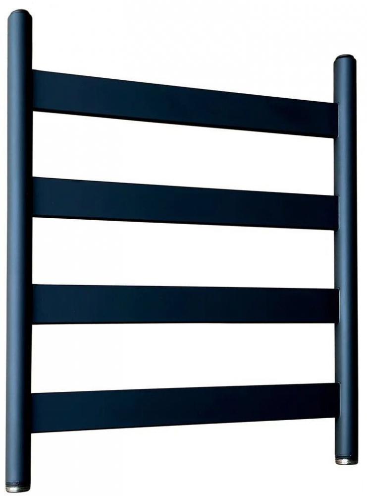 Полотенцесушитель Ростела Престиж нижнее подключение 1" 4 перекладины 50x60 см (черный)