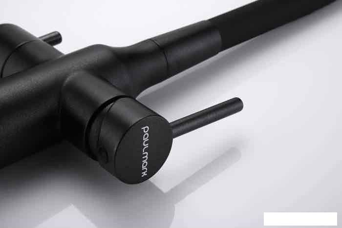 Смеситель Paulmark Salix Sa213419-418 (черный металлик)- фото3