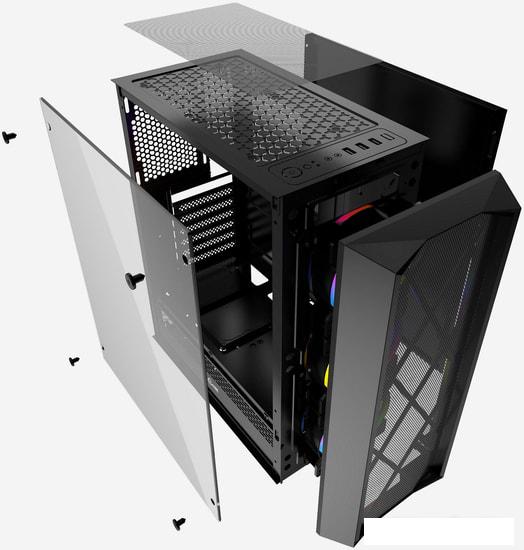 Корпус Powercase Rhombus X3 Mesh- фото4