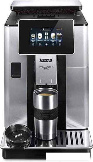 Эспрессо кофемашина DeLonghi PrimaDonna Soul ECAM 610.75.MB- фото4
