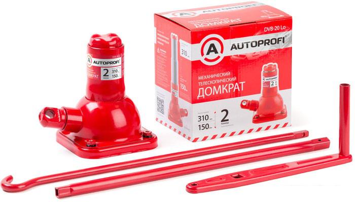 Бутылочный домкрат Autoprofi DVB-20 Lo 2т- фото3