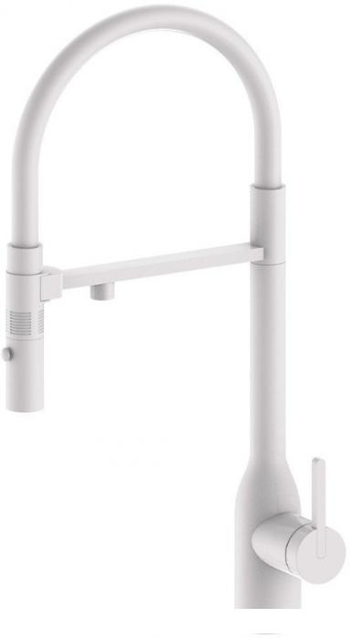 Смеситель Paulmark Magneto One Ma213188-WH (белый/белый матовый)- фото