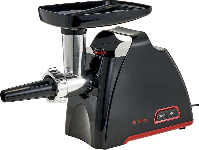 Мясорубка Delta DL-6104M (черный/красный)- фото3