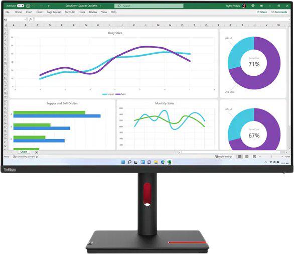 Монитор Lenovo ThinkVision T32h-30 63D3GAT1EU- фото