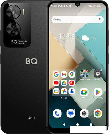 Телефон BQ BQ-6761L Unit 6GB/128GB (черный)
