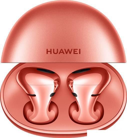 Наушники Huawei FreeBuds 5 (оранжевый коралл, международная версия)- фото3
