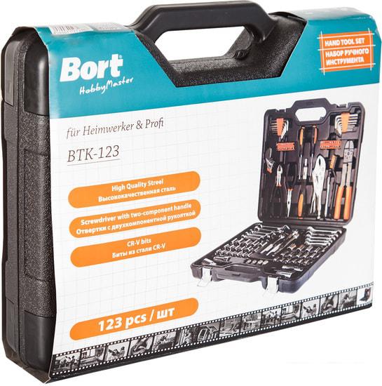 Универсальный набор инструментов Bort BTK-123 (123 предмета)- фото4