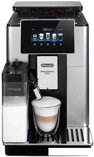 Эспрессо кофемашина DeLonghi PrimaDonna Soul ECAM610.55.SB- фото