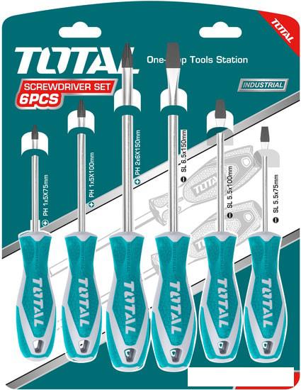 Набор отверток Total THT250606 (6 предметов)