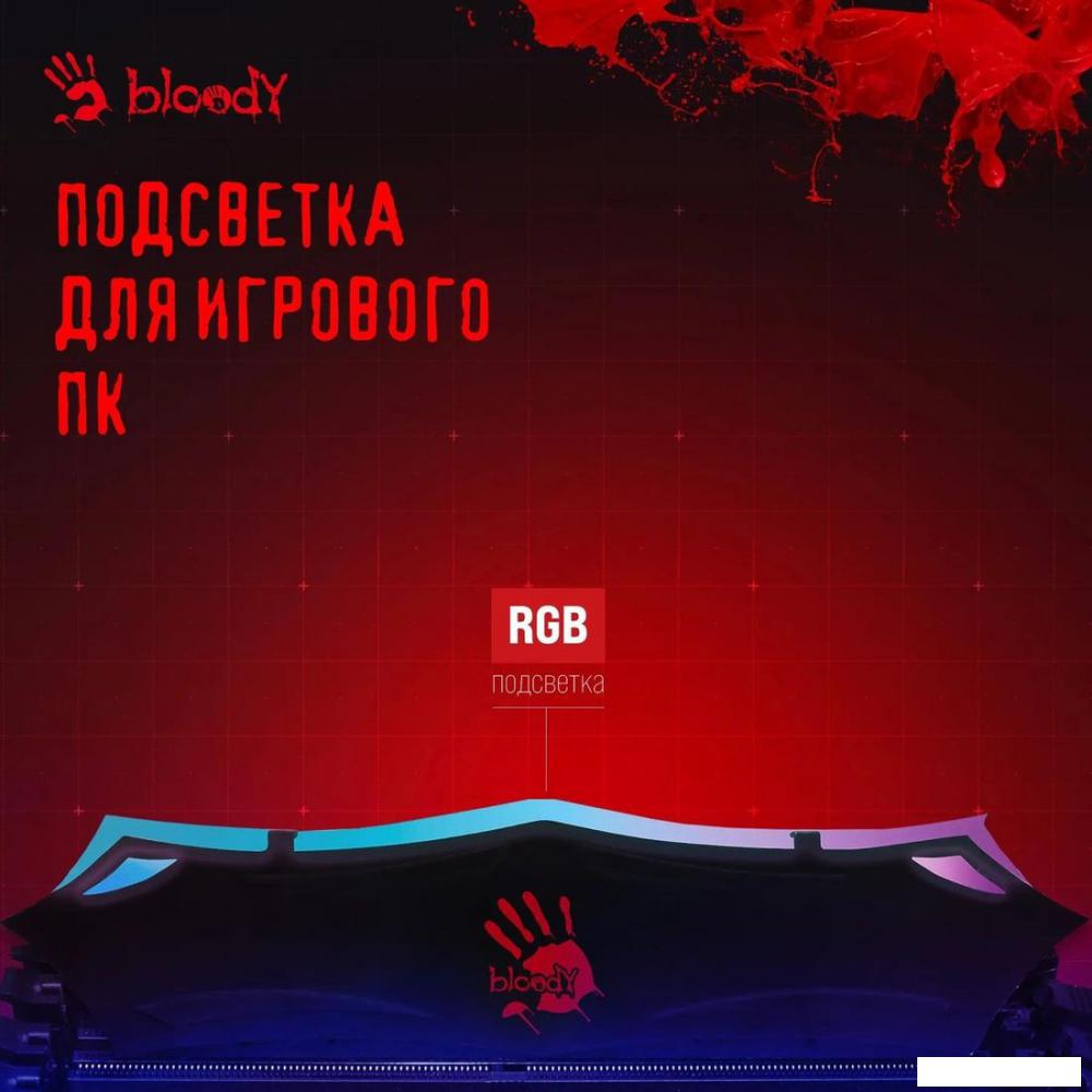 Оперативная память A4Tech Bloody RGB 16ГБ DDR4 3200 МГц BDM016A3200RD- фото4