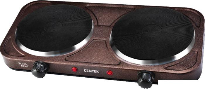Настольная плита CENTEK CT-1507 (коричневый)- фото
