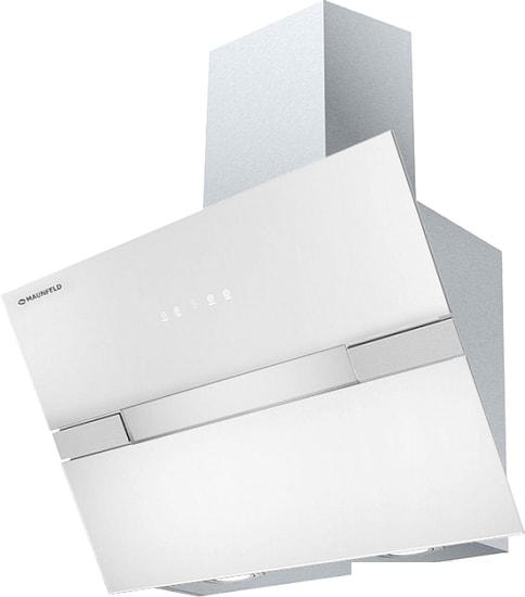 Кухонная вытяжка MAUNFELD Mersey 60 (нержавеющая сталь\белое стекло)