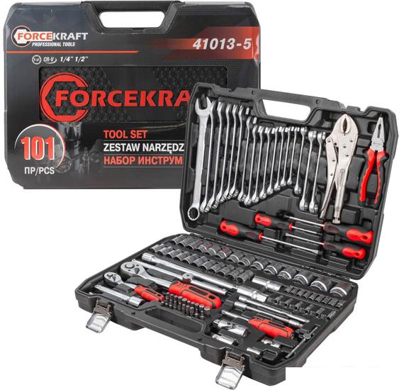 Универсальный набор инструментов ForceKraft FK-41013-5 (101 предмет)- фото3