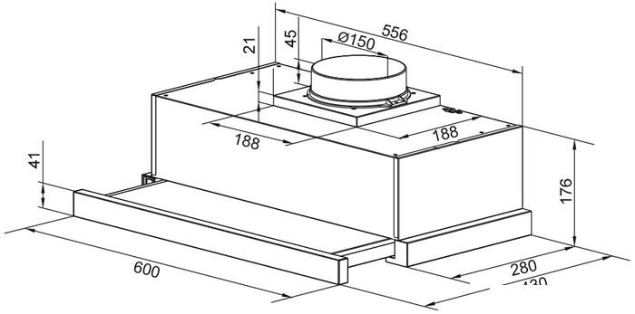 Кухонная вытяжка Zigmund & Shtain K 017.6 B- фото2