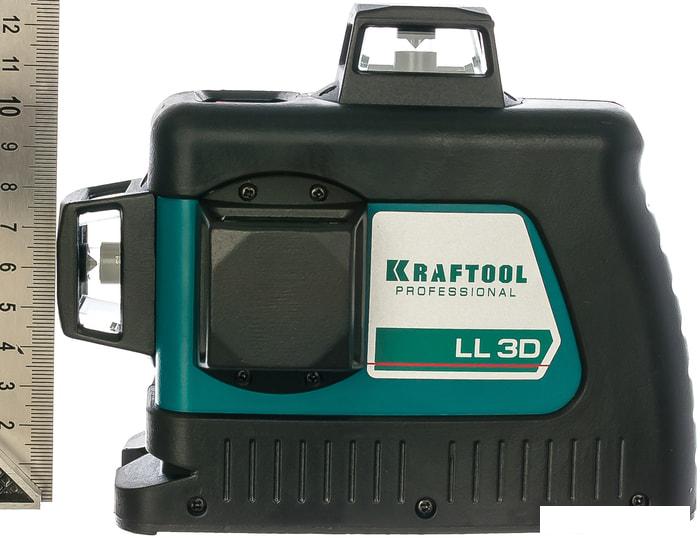 Лазерный нивелир KRAFTOOL LL-3D-2 34640-2 (с держателем)- фото3