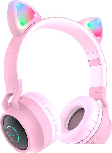 Наушники Hoco W27 (розовый)- фото