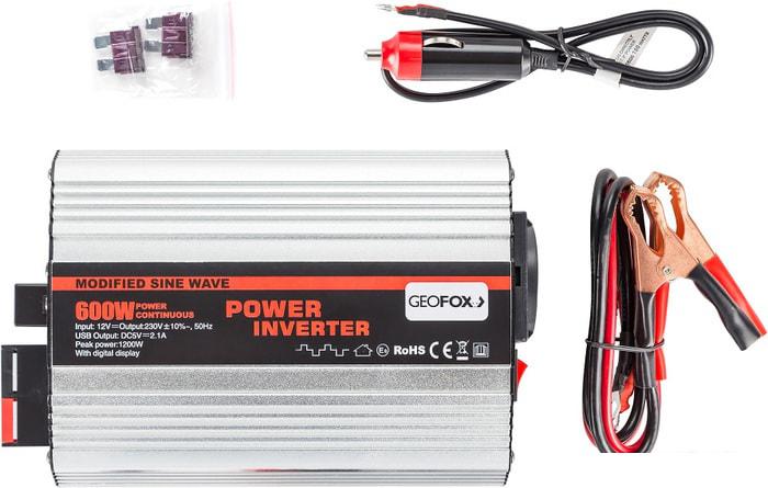 Автомобильный инвертор GEOFOX MD 600W- фото4