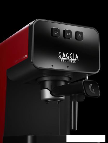 Рожковая бойлерная кофеварка Gaggia Espresso Style Red EG2111/03- фото4
